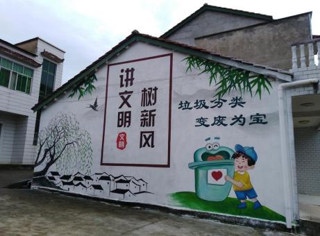 宿迁墙绘是现在流行的墙体广告