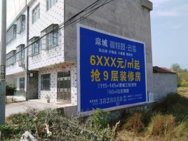 宿迁墙体广告质量分析