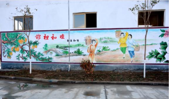 宿迁乡镇文化墙 乡风文明焕发新活力