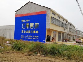 宿迁农村墙体广告在不同形式上面展现的不同特色