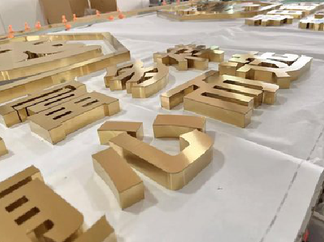 宿迁拉丝不锈钢字的特点。