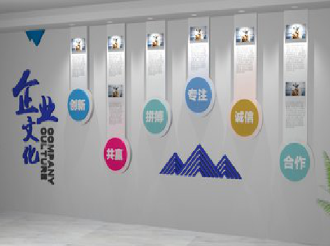 宿迁企业文化墙需要传递什么办公文化？